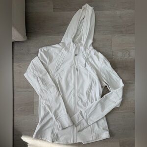Lululemon Athletica White Hooded define Jacket